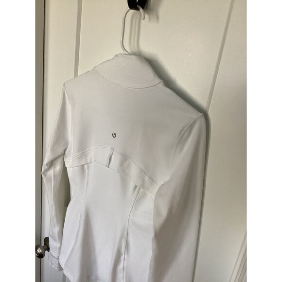 NWT Lululemon Women’s Full Zip Define Jacket Luon Activewear Athletic White SZ 8 - Picture 11 of 14